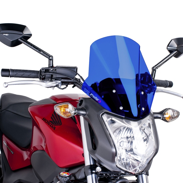 Puig Blue Racing screen Honda NC700S 2012-2013