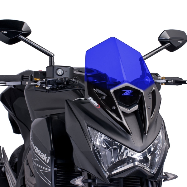 Cupolino Puig Sport Blu Kawasaki Z800E 2013-2016