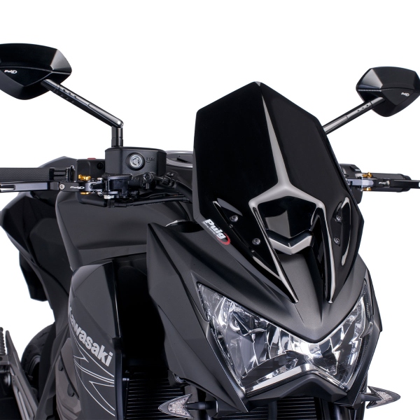 Cupolino Puig Sport Nero Kawasaki Z800E 2013-2016