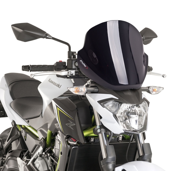 Puig Black Stream screen Kawasaki ER6N 2012-2016