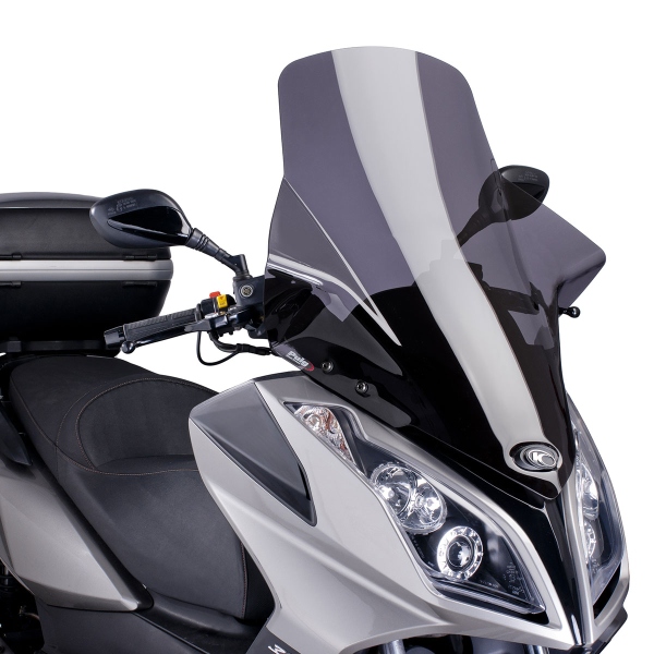 Puig Dark Smoke V-Tech Line Touring screen Kymco Downtown 125i 2009-2025