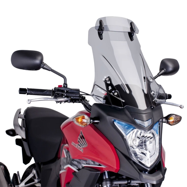 Cupolino Puig Touring con visiera fume chiaro Honda CB500X 2013-2015