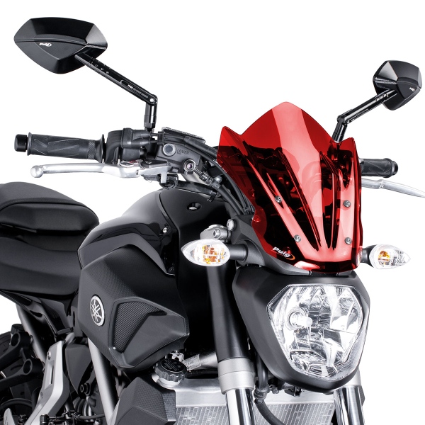 Cupolino Puig Sport rosso Yamaha MT07 2014-2017