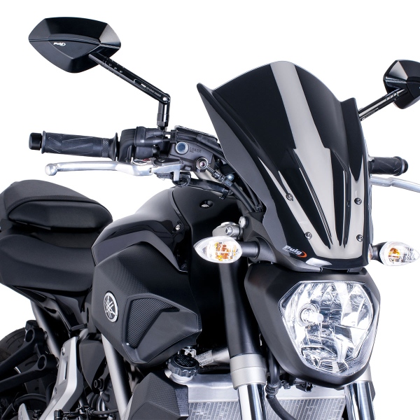 Puig Black Touring screen Yamaha MT07 2014-2017