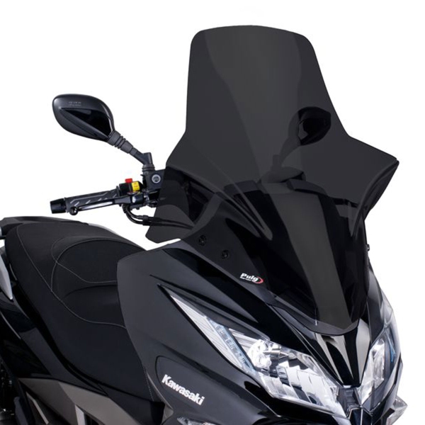 Puig Dark Smoke V-Tech Line Touring screen Kawasaki J125 2015-2025