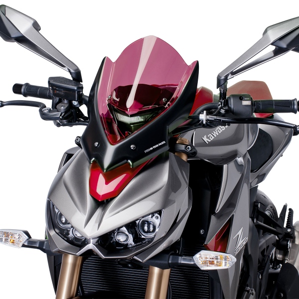 Cupolino Puig Touring rosso Kawasaki Z1000 2014-2020