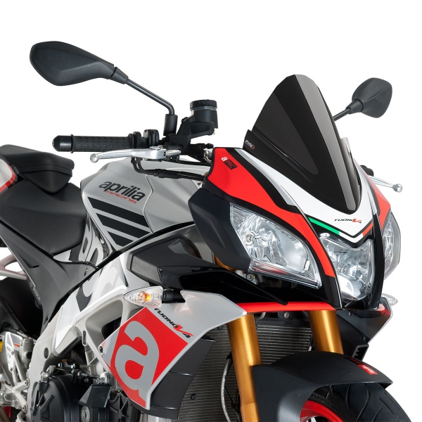 Puig Black Racing screen Aprilia Tuono V4 1100 Factory 2015-2020