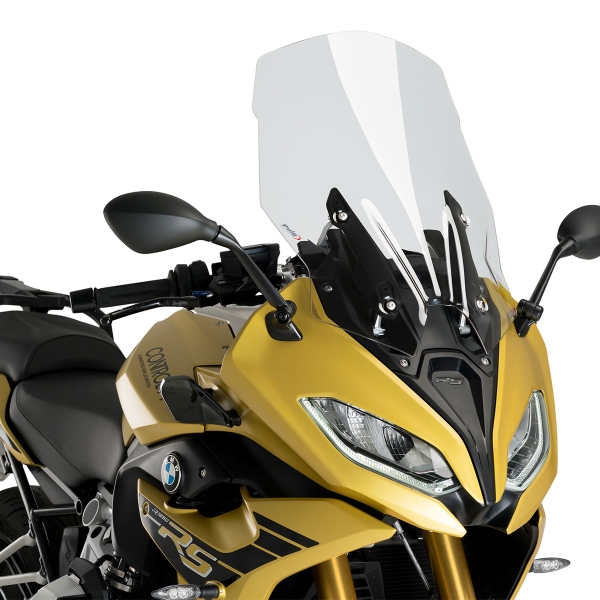 Cupolino Touring Trasparente Puig Per Aprilia Tuareg 660 2022 - Schermo Parabrezza In Acrilico 4 Mm