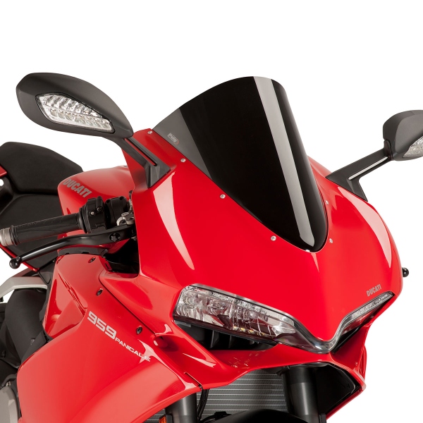 Puig Black Racing screen Ducati Panigale 1299 2015-2017