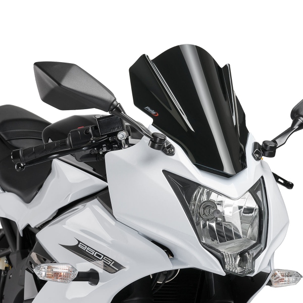 Puig Black Racing screen Kawasaki Ninja 250SL 2015-2016