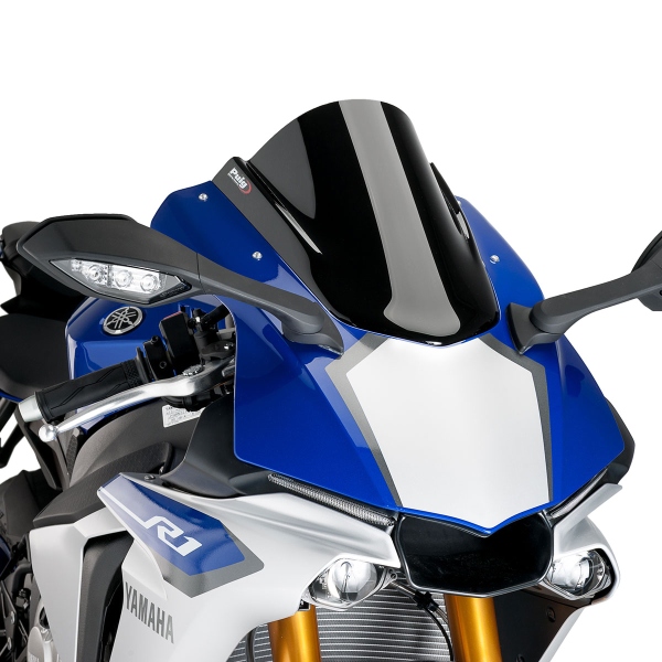 Puig Black Racing screen Yamaha R1 2015-2019