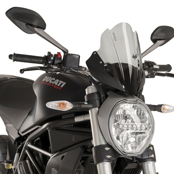 Cupolino Puig Touring fume chiaro Ducati Monster 1200R 2016-2020