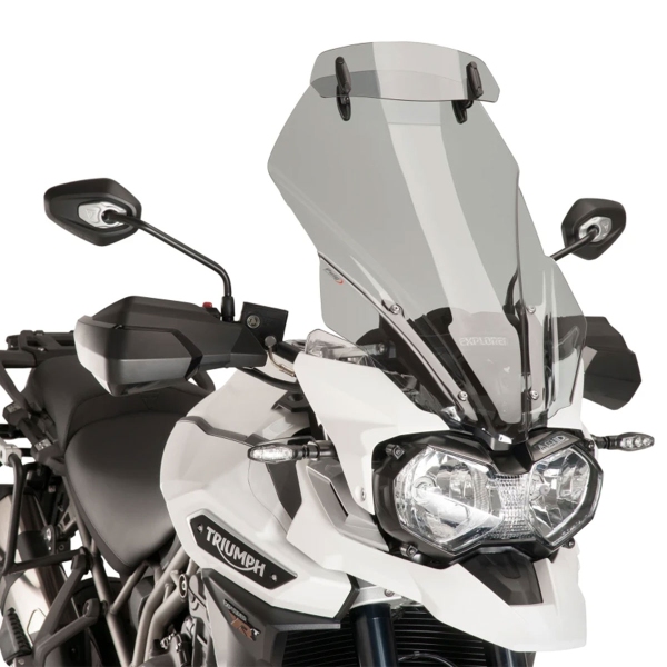 Cupolino Puig Touring con visiera fume chiaro Triumph Explorer 1200 XC/XCX/XRA/Low 2016-2017
