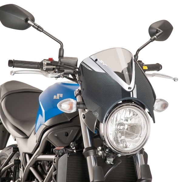 Puig Carbon Look/Clear Retrovision Nose screen Suzuki SV650 2016-2024