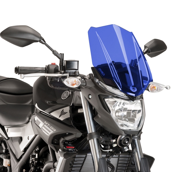 Puig Blue Touring screen Yamaha MT03 2016-2019