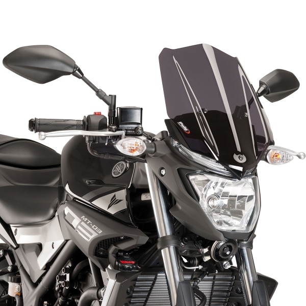 Puig Dark Smoke Touring screen Yamaha MT03 2016-2019