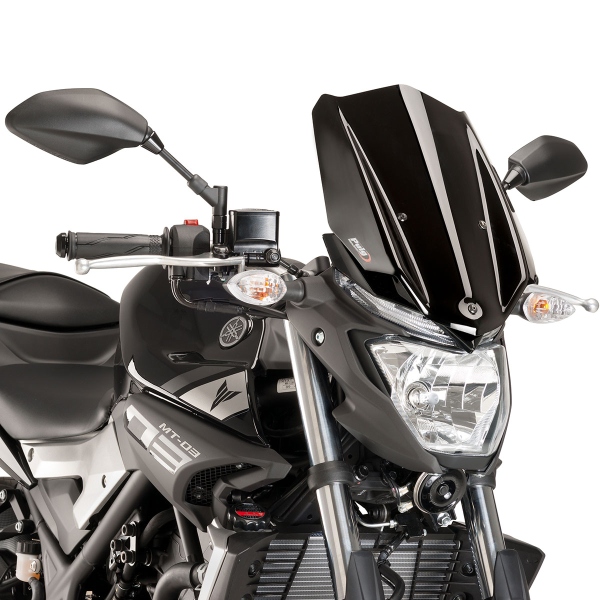 Puig Black Touring screen Yamaha MT03 2016-2019