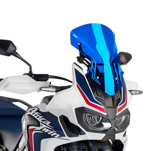 Puig blue Adjustable Racing screen Honda Africa Twin 1000 2016-2019
