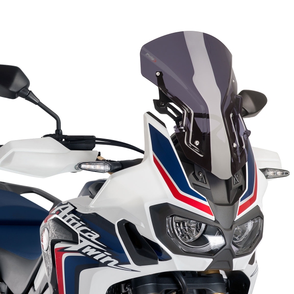 Cupolino Puig Regolabile Racing fume scuro Honda Africa Twin 1000 2016-2019