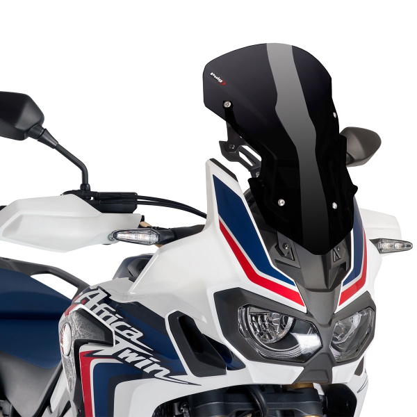 Puig Black Adjustable Racing screen Honda Africa Twin 1000 2016-2019