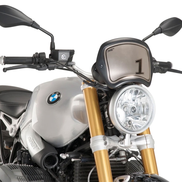 Cupolino Puig Front Number Board Nero Opaco BMW RnineT 2014-2024