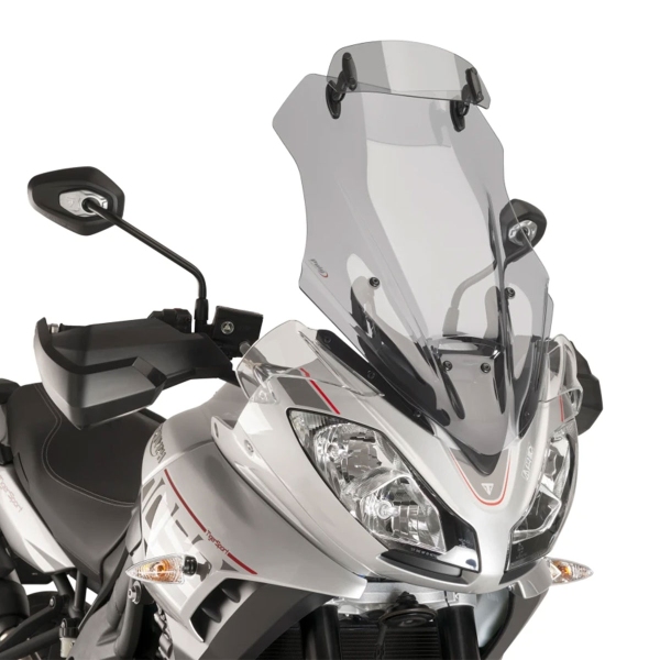 Cupolino Puig Touring con visiera fume chiaro Triumph Tiger 1050 Sport 2016-2024