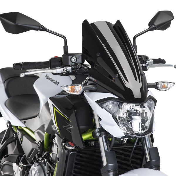 Puig Black Touring screen Kawasaki Z650 2017-2019