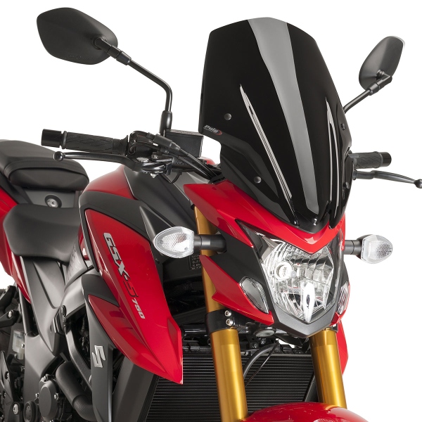 Puig Black Touring screen Suzuki GSXS750 2017-2021