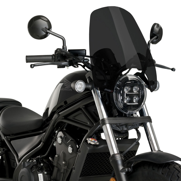 Puig Dark Smoke Touring screen Honda CMX500 Rebel 2017-2024