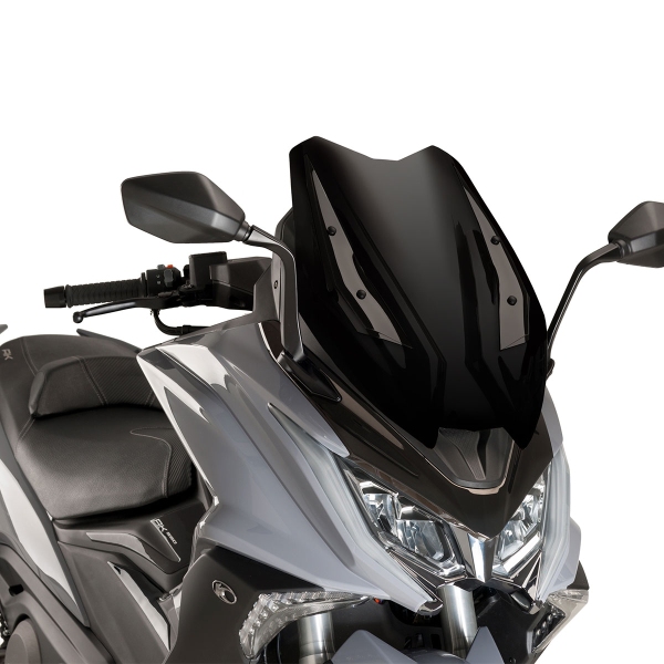 Puig Black V-Tech Line Sport screen Kymco AK550 2017-2024