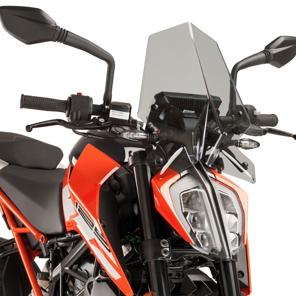 Cupolino Puig Sport fume chiaro KTM Duke 125 2017-2023