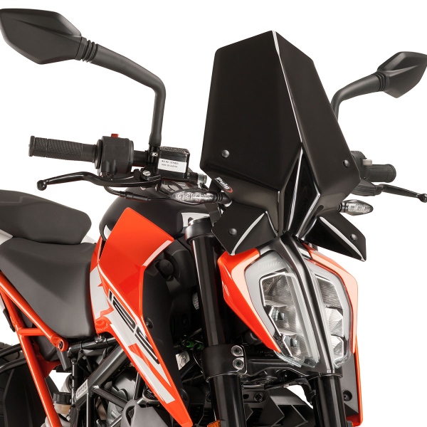 Puig Black Sport screen KTM Duke 125 2017-2023