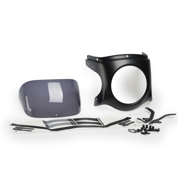 Puig Black/Dark Smoke Retro screen Royal Enfield Interceptor 650 2018-2025