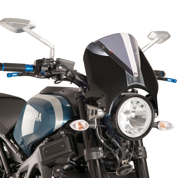 Puig Carbon Look/Light Smoke Retrovision Nose screen Yamaha XSR700 2016-2018