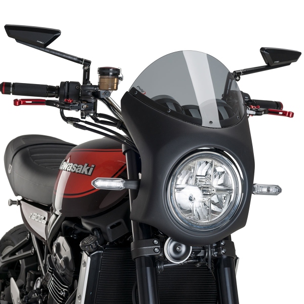 Puig Black/Light Smoke Retro screen Kawasaki Z900RS 2017-2025