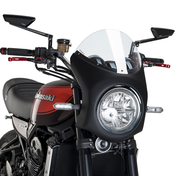 Puig Carbon Look/Clear Retro screen Kawasaki Z900RS 2017-2025