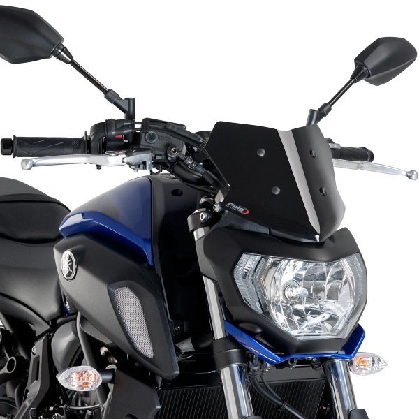 Puig Black Racing screen Yamaha MT07 2018-2020