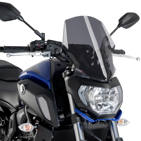 Puig Dark Smoke Touring screen Yamaha MT07 2018-2020