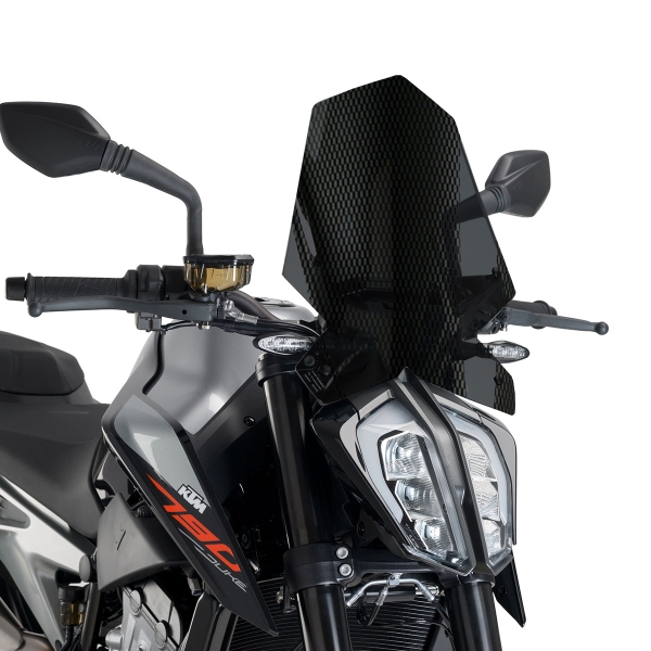 Puig Carbon Look Sport screen KTM Duke 790 2018-2024
