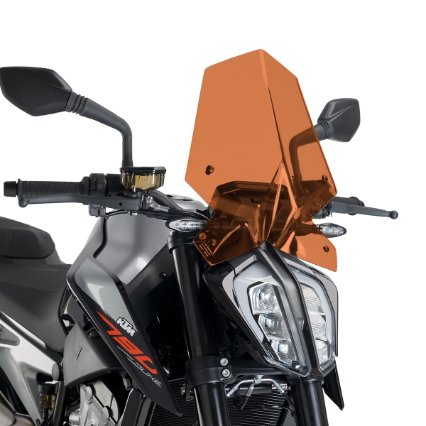 Cupolino Puig Sport arancione KTM Duke 790 2018-2024