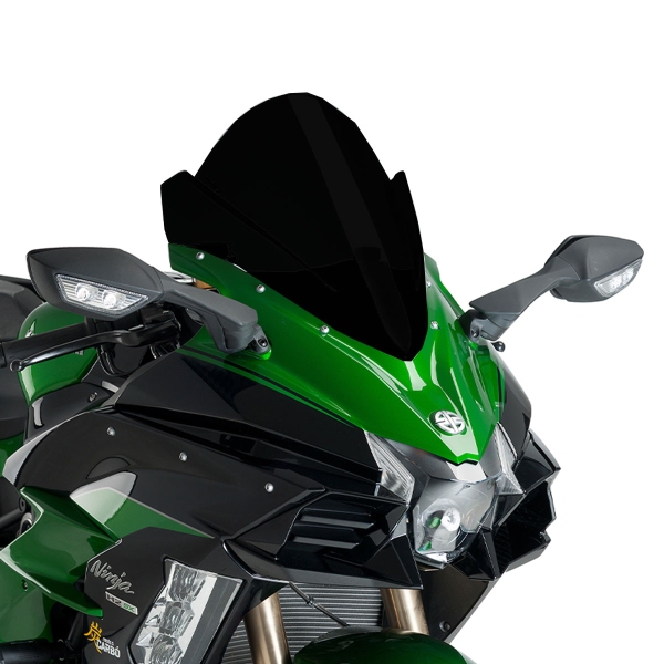 Puig Black Racing screen Kawasaki Ninja H2SX 2018-2022