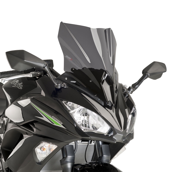 Cupolino Puig Racing fume scuro Kawasaki Ninja 650 2017-2019