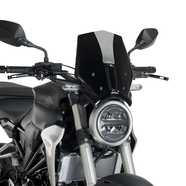 Puig Black Neo Sports screen Honda CB125R/CB300R 2018-2023