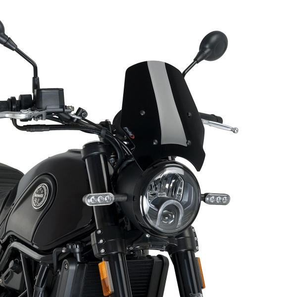 Puig Black Sport screen Benelli Leoncino 2016-2025