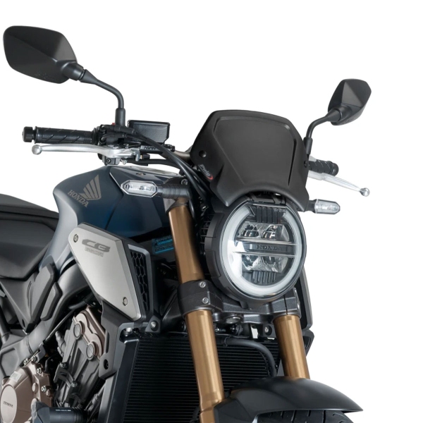 Puig Aluminium Matte Black Fly screen Honda CB1000R 2018-2020