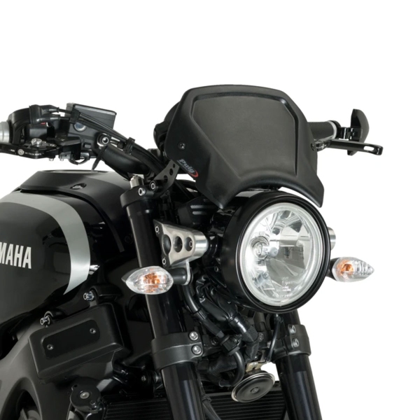 Puig Aluminium Matte Black Fly screen Yamaha XSR900 2016-2021