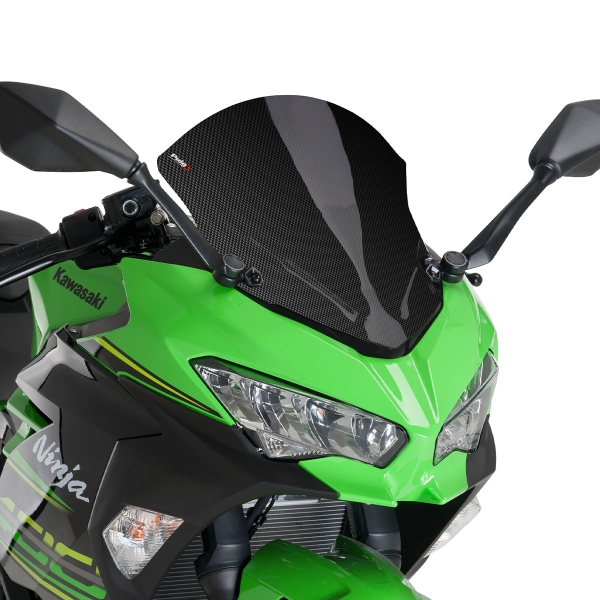 Puig Carbon Look Racing screen Kawasaki Ninja 400 2018-2025