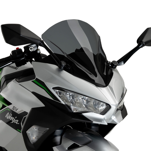 Cupolino Puig Racing fume scuro Kawasaki Ninja 400 2018-2024