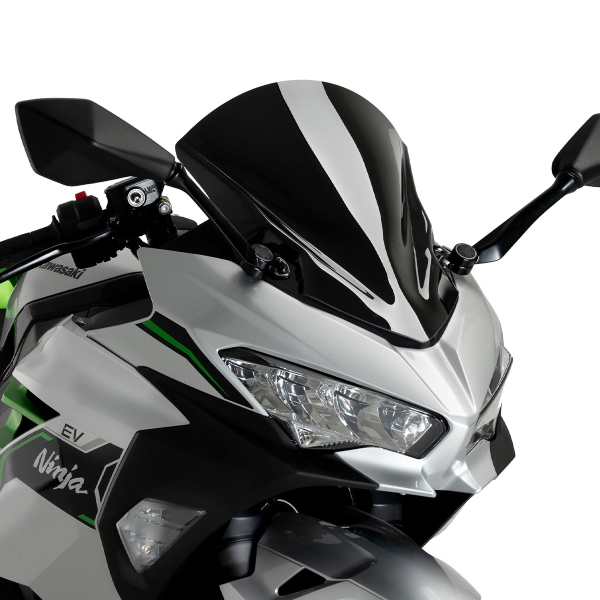 Puig Black Racing screen Kawasaki Ninja 400 2018-2024
