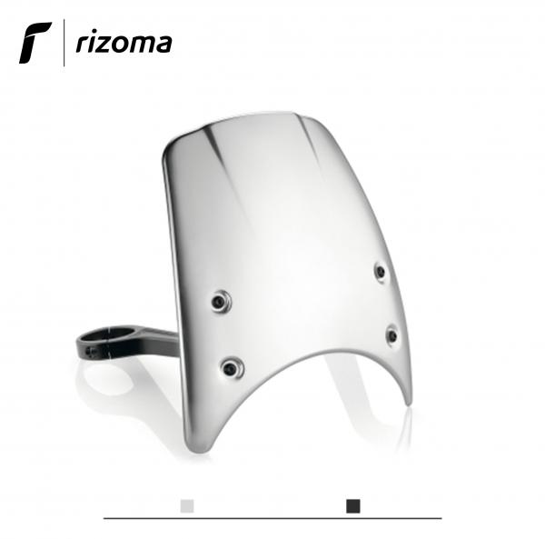 Cupolino Rizoma in alluminio per BMW RnineT Pure / Scrambler 2016> colore argento